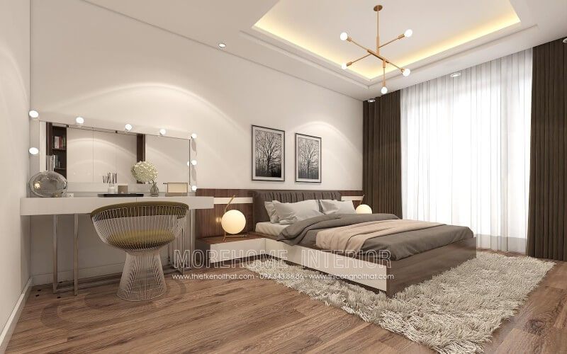 Mẫu giường ngủ gỗ công nghiệp đẹp giá rẻ được rất nhiều khách hàng ưa chuộng